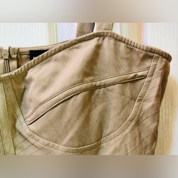 NWT Pretty Little Things Petite Stone Strappy Corset Detail Dress - Picture 5 of 5